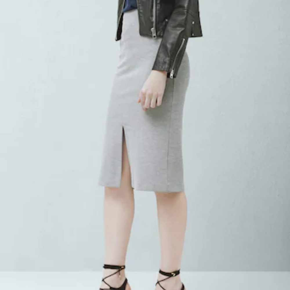 NWT MNG Mango Pencil Skirt with Slit